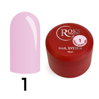 Изображение  Жидкий акрил-гель Roks Light Acryl Gel №01, 15 мл, Объем (мл, г): 15, Цвет: 01