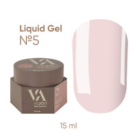 Изображение  Жидкий гель для укрепления ногтей Valeri Liquid Gel №05, 15 мл, Объем (мл, г): 15, Цвет: 5