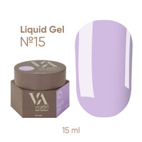 Изображение  Жидкий гель для укрепления ногтей Valeri Liquid Gel №15, 15 мл, Объем (мл, г): 15, Цвет: 15
