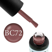 Зображення  Гель-лак Boho Chic BC072 капучіно, 6 мл, Об'єм (мл, г): 6, Колір: 072
