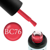 Зображення  Гель-лак Boho Chic BC076 коралово-червоний, 6 мл, Об'єм (мл, г): 6, Колір: 076