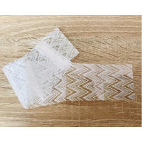 Зображення  Фольга для лиття Enjoy Біла ажурна №4, 1 м, Колір: 4