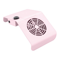 Изображение  Настольная маникюрная вытяжка (пылесос) 858-2 с регулятором мощности, 80 Вт. Розовый