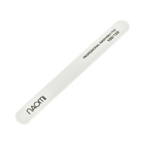 Зображення  Пилка пряма для нігтів Naomi 100/150 грит, біла