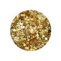 Зображення  Декор для нігтів конфетті Naomi №01 золото, 1 г