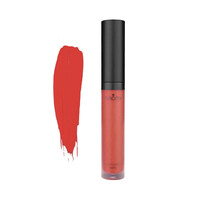 Зображення  Рідка матова помада для губ Naomi Liquid Lipstick Matte Traditional Red, 6 мл, Об'єм (мл, г): 6, Колір: Traditional Red