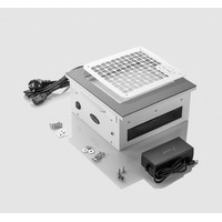 Изображение  Вытяжка для маникюра встраиваемая с фильтром Air Max VF 12 Plus с белой стальной панелью, 60 Вт