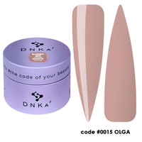 Изображение  Гель моделирующий DNKa Builder Gel №0015 Olga, 30 мл, Объем (мл, г): 30, Цвет: 0015