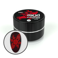 Зображення  Гель-фарба для стемпінгу Oxxi Professional Stamping Gel Paint №05 червоний, 5 г