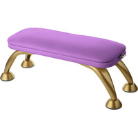 Зображення  Підставка для рук манікюрна на золотих ніжках Air Max фіолетова