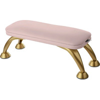 Зображення  Підставка для рук манікюрна на золотих ніжках Air Max пудрово-рожева