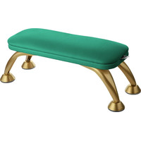 Зображення  Підставка для рук манікюрна на золотих ніжках Air Max смарагдова