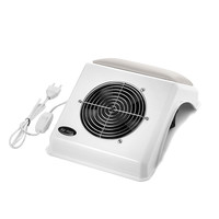 Изображение  Вытяжка для маникюра настольная Air Max N3 с белой накладкой, 60 Вт