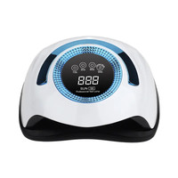 Изображение  UV/LED лампа SUN S6 для маникюра и педикюра с LED дисплеем, 168 Вт. Синий