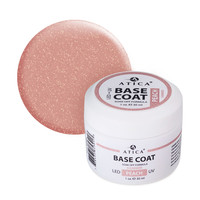 Зображення  Базовий гель Atica Base Coat Shimmer Peach, 30 мл, Об'єм (мл, г): 30, Колір: shimmer peach
