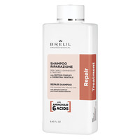 Зображення  Шампунь відновлючий для пошкодженого волосся Brelil Repair Shampoo, 250 мл, Об'єм (мл, г): 250