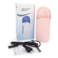 Изображение  Воскоплав кассетный (картриджный) F1-01 с двусторонним нагревом для депиляции, 20 Вт. Розовый