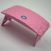 Изображение  Мини UV/LED лампа Sun Plus для сушки ногтей на USB (складная), 48 Вт. Розовый