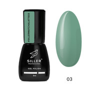 Изображение  Гель-лак для ногтей Siller Gel Polish Matcha Latte №03, 8 мл, Объем (мл, г): 8, Цвет: 03