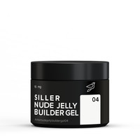 Зображення  Гель-желе для моделювання нігтів Siller Nude Jelly Builder Gel №04, 15 мл, Об'єм (мл, г): 15, Колір: 04