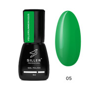 Изображение  Гель-лак для ногтей Siller Gel Polish Summer Kiss №05, 8 мл, Объем (мл, г): 8, Цвет: 05