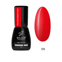 Изображение  Гель-лак для ногтей Siller Gel Polish Summer Kiss №09, 8 мл, Объем (мл, г): 8, Цвет: 09