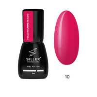 Изображение  Гель-лак для ногтей Siller Gel Polish Summer Kiss №10, 8 мл, Объем (мл, г): 8, Цвет: 10