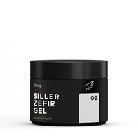 Зображення  Гель для нарощування нігтів Siller Zefir Gel №09, 30 мл, Об'єм (мл, г): 30, Колір: 09