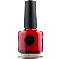 Зображення  Лак-фарба для стемпінгу Saga Professional Stamping Paint №28 маковий, 8 мл , Колір: 28