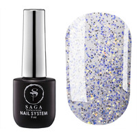 Зображення  Топ світловідбивний для гель-лаку Saga Professional Top Crush №07, 9 мл , Об'єм (мл, г): 9, Колір: 07