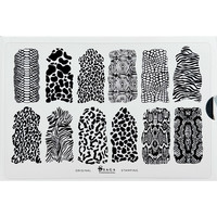 Изображение  Пластина для стемпинга Saga Professional №04 Skin