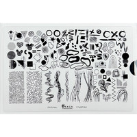 Изображение  Пластина для стемпинга Saga Professional №09 Space