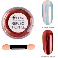 Зображення  Втирка дзеркальна для нігтів Saga Professional Reflection №05, 0.5 г, Об'єм (мл, г): 0.5, Колір: 05