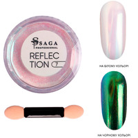 Зображення  Втирка дзеркальна для нігтів Saga Professional Reflection №07, 0.5 г, Об'єм (мл, г): 0.5, Колір: 07