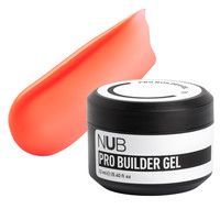 Зображення  Гель моделюючий класичний NUB Pro Builder Gel №15 яскравий персиковий, 12 мл, Об'єм (мл, г): 12, Колір: 15