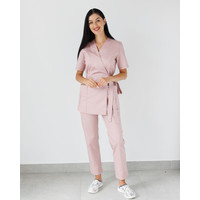 Зображення  Медичний костюм жіночий Кіото світло-ліловий р. 54, "БІЛИЙ ХАЛАТ" 519-500-679, Розмір: 54, Цвет: світло-ліловий