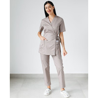 Зображення  Медичний костюм жіночий Кіото мокко р. 40, "БІЛИЙ ХАЛАТ" 519-421-679, Розмір: 40, Цвет: моко