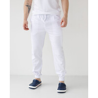 Зображення  Медичні штани чоловічі джоггери стрейч білі р. 50, "БІЛИЙ ХАЛАТ" 504-324-730, Розмір: 50, Цвет: білий