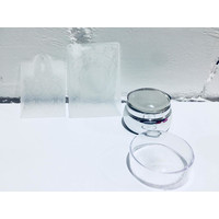 Зображення  Штамп (3,5 см. х 4.2 см.) для стемпінгу хром круглий. Срібло