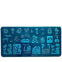 Зображення  Диск для стемпінгу металевий, маленький (12 см * 6 см) QQ-46 (43)