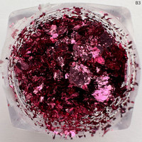 Зображення  Втирання "Пластівці Юки" - для дизайну манікюру та педикюру Рожевий В3