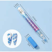 Зображення  Водостійкий акриловий 3D фломастер (ручка) для малювання на нігтях та створення нейл-арту Синій