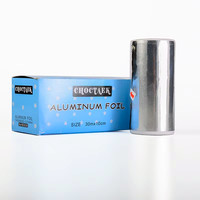 Изображение  Фольга алюминиевая для снятия гель лака 250 см * 10 см
