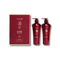 Зображення  Набір для посиленого живлення волосся T-LAB Aura Oil Duo Shampoo and Duo Treatment Set, 2х300 мл