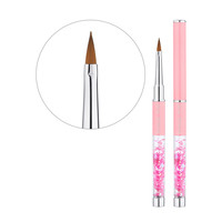 Изображение  Кисть для акрила (с цветами) Formula Profi №020, 11 мм