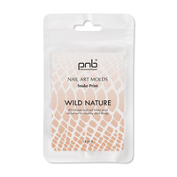 Зображення  PNB силікон молди д/верхніх форм Дика природа Wild Nature Nail Art Molds, Snake Print, 12 pcs./ Змії