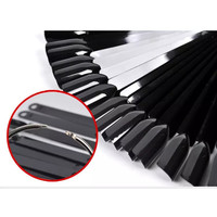 Изображение  Демонстрационная палитра - веер на 50 типс, Мягкий квадрат 12,3 см. Черный