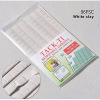 Изображение  Пластилин-клей для фиксации типс, накладных ногтей Белый