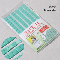Изображение  Пластилин-клей для фиксации типс, накладных ногтей Зеленый