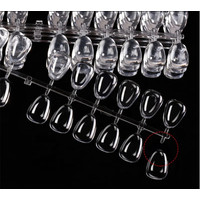 Зображення  Демонстраційна палітра лінійка з об'ємними типами (2х1,3 мм) для книги-палітри (120 шт. уп) 433 Прозорий